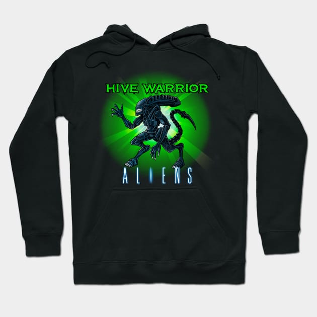 Hive Warrior Alien Hoodie by Ale_jediknigth